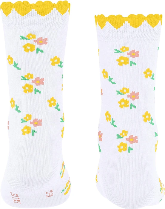 Falke Ditsy Flowers Socken weiß (Junior)