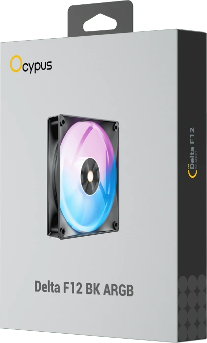 Ocypus Delta F12 ARGB, schwarz, 120mm