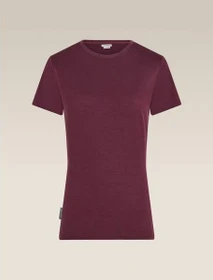 Icebreaker Merino 150 Tech Lite III Funktionsshirt kurzarm dk berry (Damen)