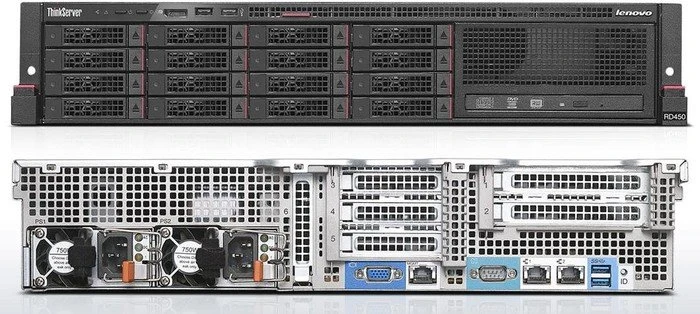Lenovo ThinkServer RD450, Xeon E5-2620 v3, 8GB RAM, 2HE