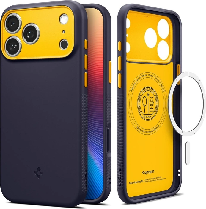 Spigen Nano Pop (MagFit) für Apple iPhone 17 blueberry navy
