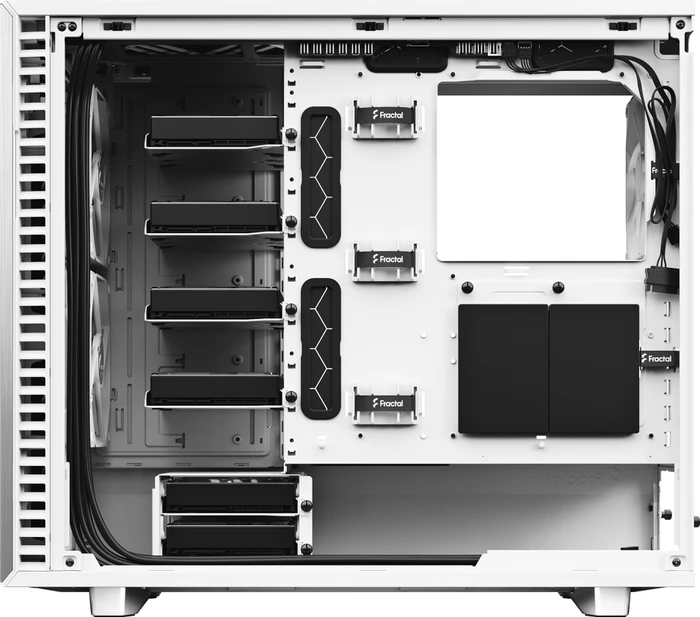 Fractal Design Define 7 White TG Clear Tint, Glasfenster, schallgedämmt