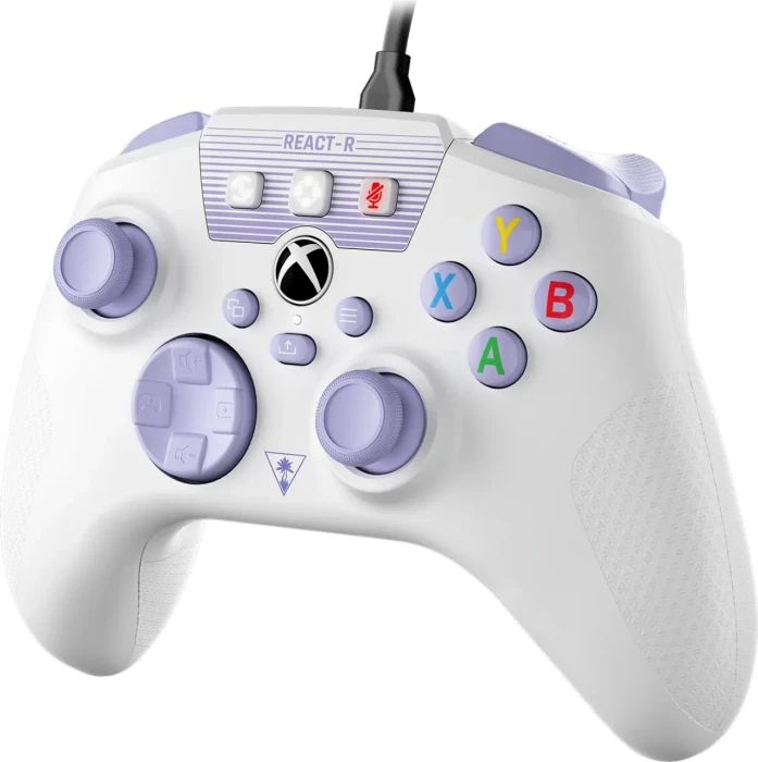 Turtle Beach React-R Wired Controller weiß/violett (Xbox SX/Xbox One/PC)