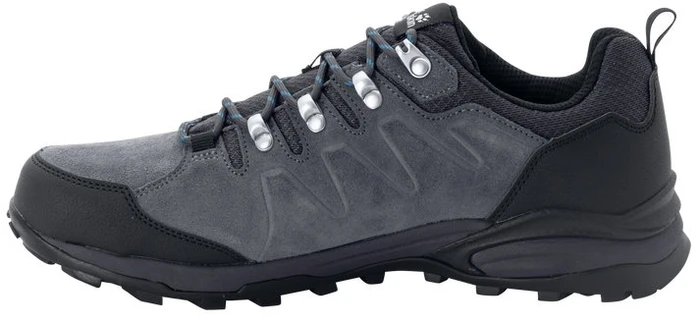 Jack Wolfskin Refugio Texapore Low grau/schwarz (Herren)