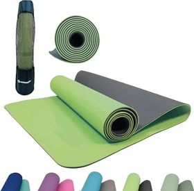 Schildkröt Bicolor Yoga Fitnessmatte lime/anthracite