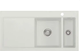 systemceram Mera 100 Einbau Becken rechts alu