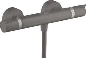 Hansgrohe Ecostat Brausethermostat Comfort Aufputz brushed black chrome