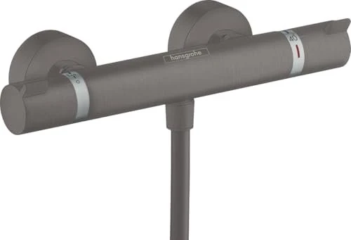 Hansgrohe Ecostat Brausethermostat Comfort Aufputz brushed black chrome