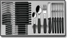 Victorinox Classic Besteck-Set schwarz,  24-tlg.