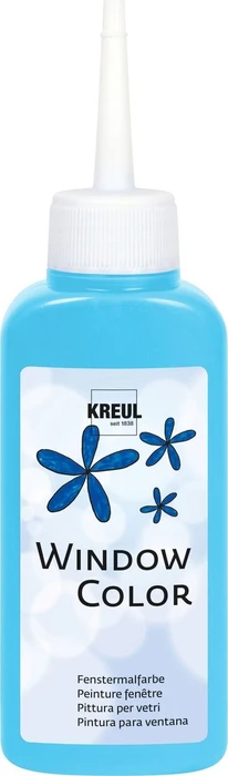 Kreul Window Color Glasmalfarbe, hellblau, 80ml