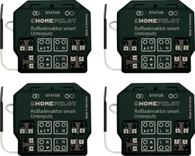 Rademacher HomePilot Rollladenaktor Smart Unterputz, Schaltaktor, 4er-Pack