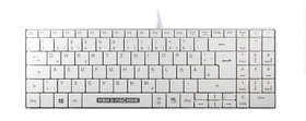 Man & Machine Its Cool Keyboard, weiß, USB, DE (ITSC/DE/W5)