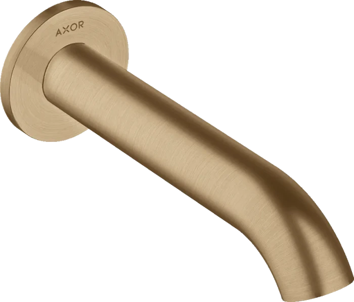 Hansgrohe Axor Uno Wanneneinlauf gebogen brushed bronze