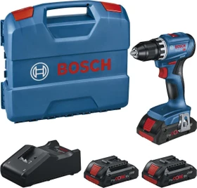 Bosch Professional GSR 18V-45 Akku-Bohrschrauber inkl. Koffer + 3 Akkus 4.0Ah