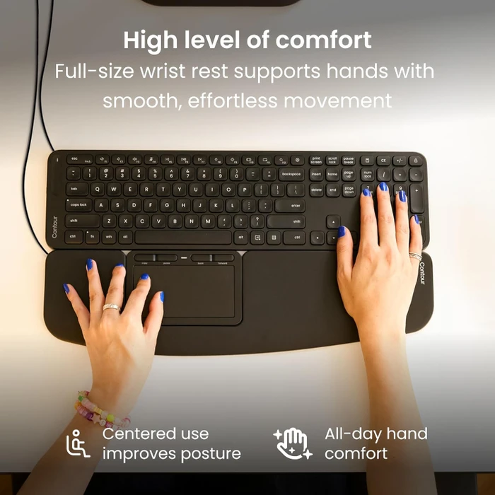 Contour Design Touch Ergonomic Touchpad Wired, USB-C