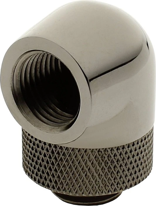 XSPC 90°-Verbinder G1/4" V2, schwarz verchromt, 4er-Pack