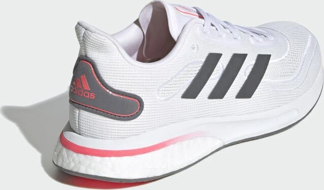 adidas Supernova cloud white/grey five/signal pink (Damen)