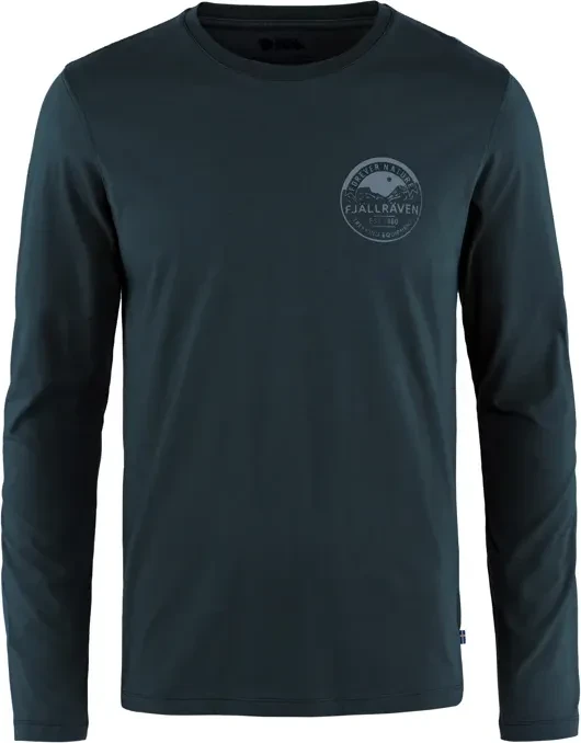 Fjällräven Forever Nagture Badge Shirt langarm dark navy (Herren)