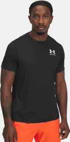 Under Armour HeatGear Fitted Funktionsshirt kurzarm schwarz/weiß (Herren)