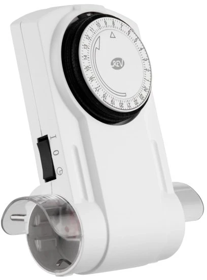 REV Ritter mechanische Zeitschaltuhr 2-fach, weiß