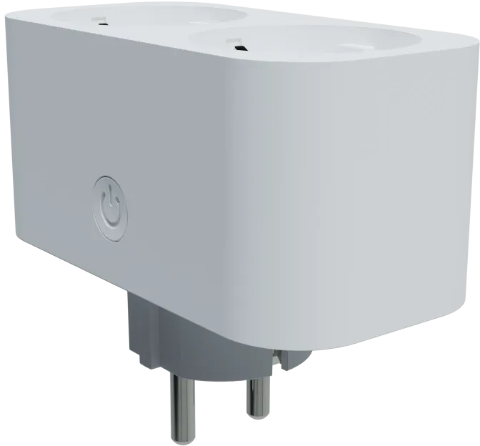 Tesla SD300 Smart Plug Dual 2-fach, 3680W, Typ F, Smart-Steckdose