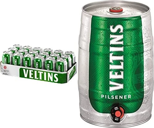 Veltins Pilsener Fass mit Zapfhahn 5l