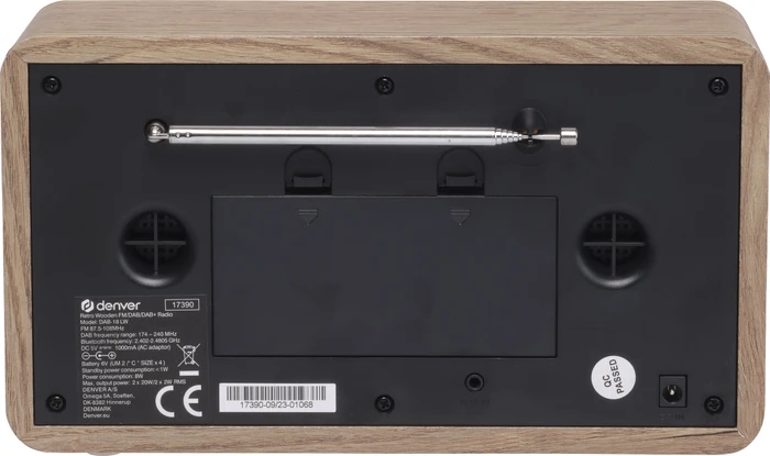 Denver DAB-18LW light wood
