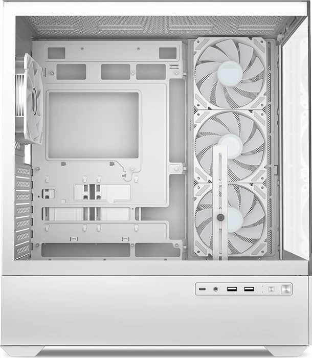 Sharkoon AK6 RGB White, Glasfenster
