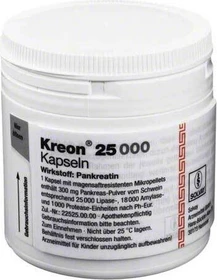 Kreon 25.000 magensaftresistente Kapseln, 100 Stück
