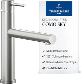 Villeroy & Boch Como Sky HD edelstahl massiv