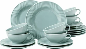 Seltmann Weiden Beat Color Glaze Teeservice arktisblau, 18-tlg.