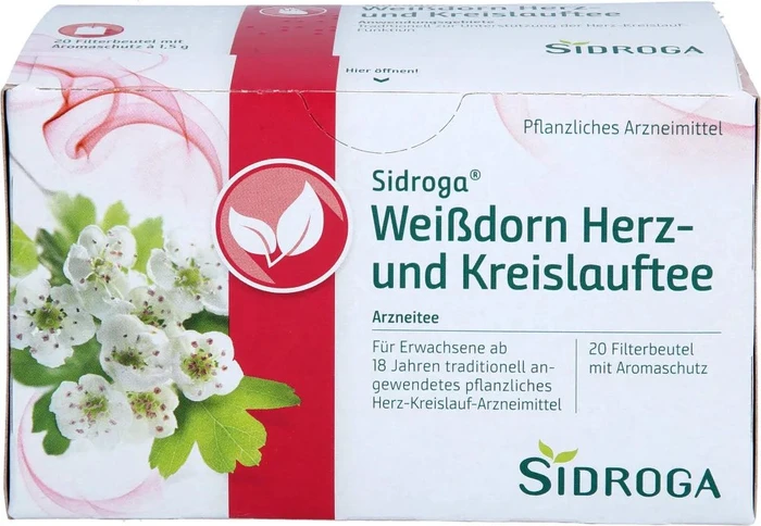 Sidroga Herz- und Kreislauftee Beutel, 20 Stück