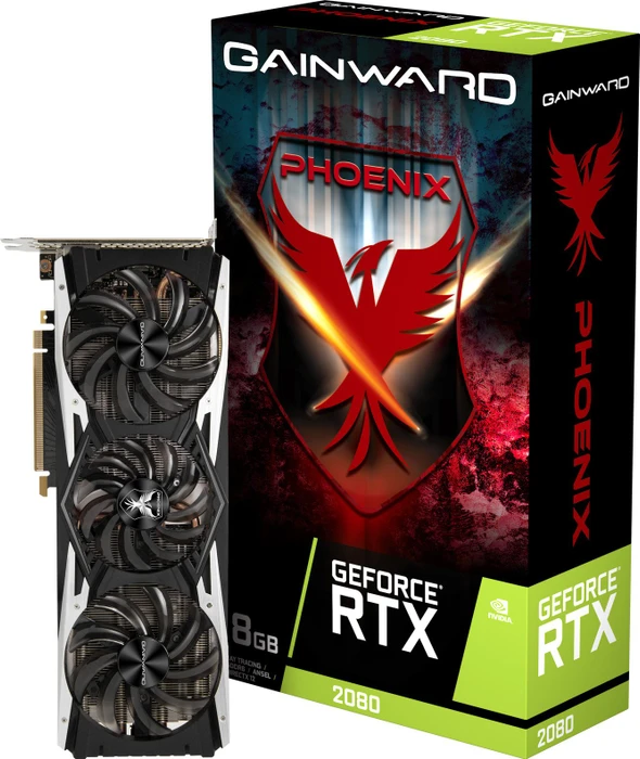 Gainward GeForce RTX 2080 Phoenix, 8GB GDDR6, HDMI, USB-C, 3x DP