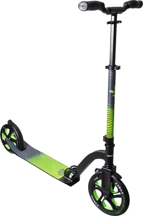 muuwmi Aluminium 230 Scooter schwarz/grün