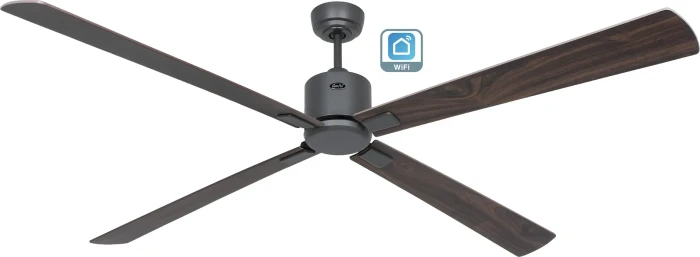 CasaFan Eco Neo III 180 BG-NB/KI WiFi Deckenventilator nuss/kirsche/basaltgrau