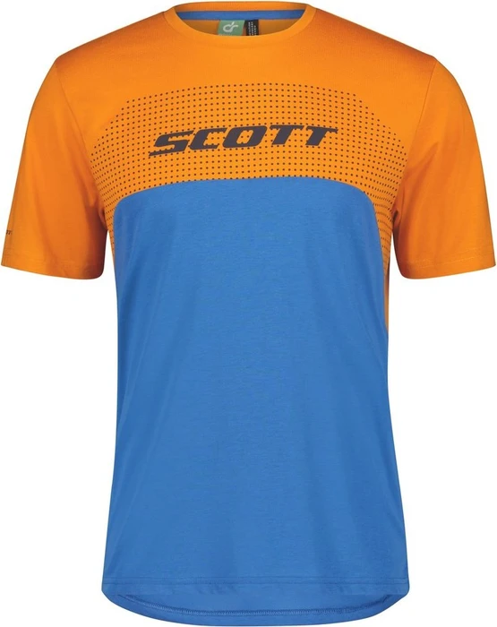 Scott Trail Flow Dri Trikot kurzarm copper orange/storm blue (Herren)