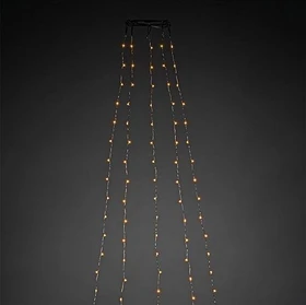 Konstsmide Lichterkette Baummantel LED 180x bernstein