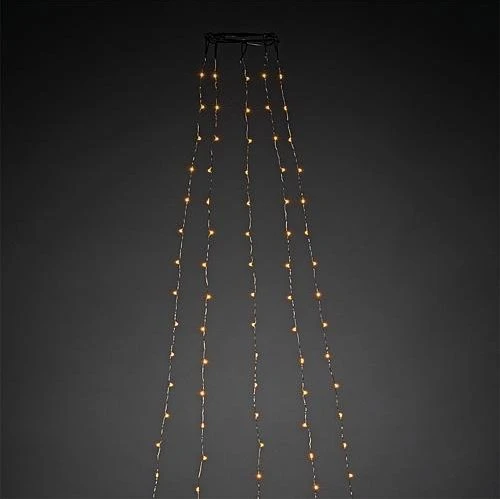 Konstsmide Lichterkette Baummantel LED 180x bernstein
