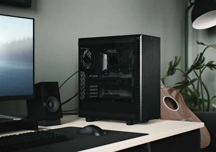 Fractal Design Define 7 Compact Black TG Light Tint, Glasfenster, schallgedämmt