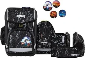 Ergobag Cubo Light Super ReflektBär Schultaschen-Set, 6-tlg.