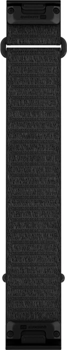 Garmin ComfortFit Quickfit Ersatzarmband Nylon 22mm lang schwarz