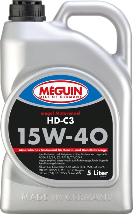 Meguin megol HD-C3 SAE 15W-40 5l