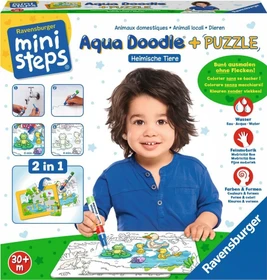 Ravensburger ministeps Aqua Doodle Puzzle Heimische Tiere
