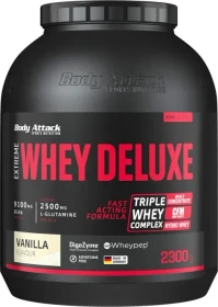 Body Attack Extreme Whey Deluxe Protein Erdbeere 2.3kg