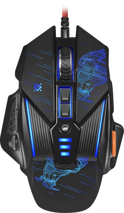 Defender sTarx GM-390L RGB Gaming Mouse schwarz, USB
