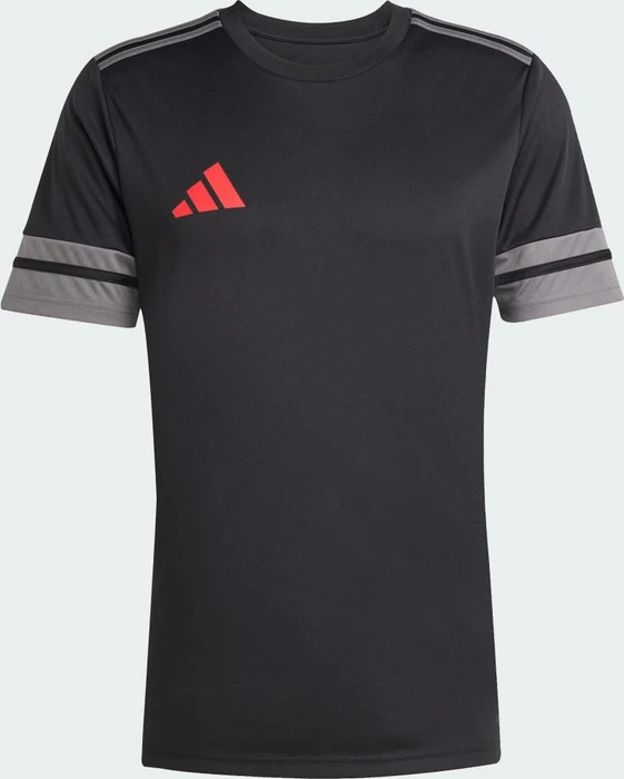 adidas Squadra 25 Trikot kurzarm black/team grey four/pure ruby (Herren)