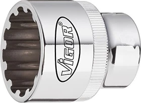 Vigor Außenzwölfkant Steckschlüssel 1/4", 12x25mm