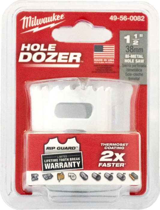 Milwaukee Hole Dozer Bimetall Lochsäge, 38x41mm, 1 Stück