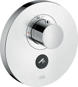 Hansgrohe Axor ShowerSelect rund Thermostat HighFlow mit 2 Ventilen brushed nickel