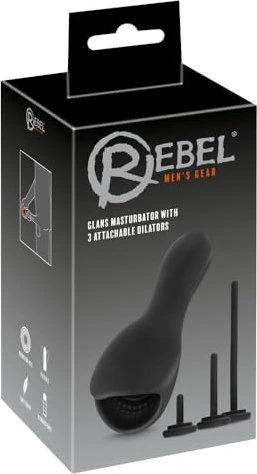 You2Toys Rebel Glans Masturbator With 3 Attachable Dilators